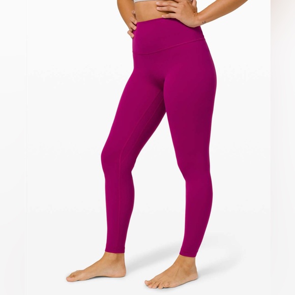 Lulu Lemon Align Leggings in Deep Fuschia size 2 - Picture 1 of 5
